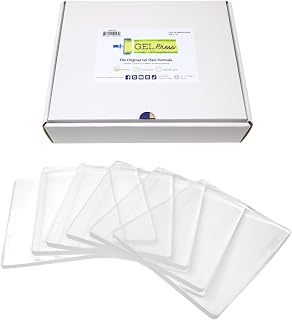 Gel Press Gelli Printing Plates - (Size: 8" X 10") - 10802-6PK | (6-Piece Class Pack) - Also see other sizes, plate shapes, and quantities