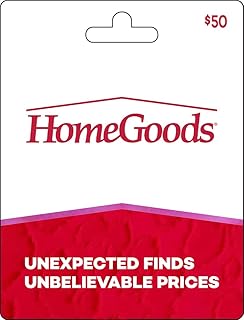 HomeGoods Physical Gift Card | Choose from Multiple Denominations