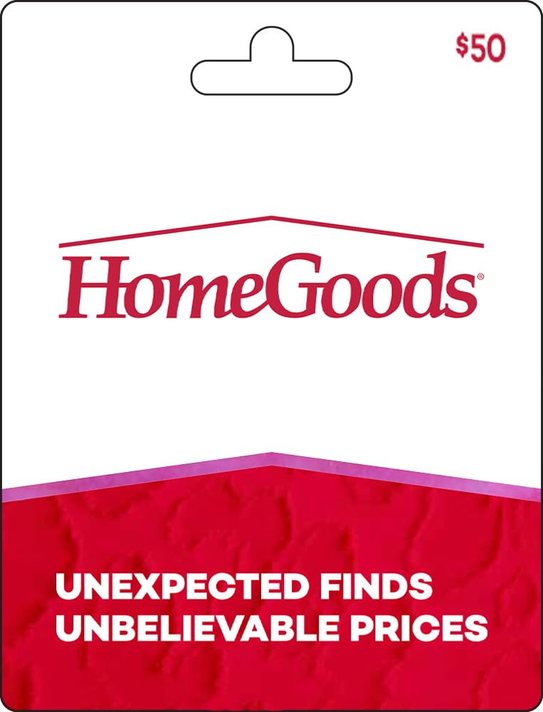 HomeGoods Physical Gift Card | Choose from Multiple Denominations