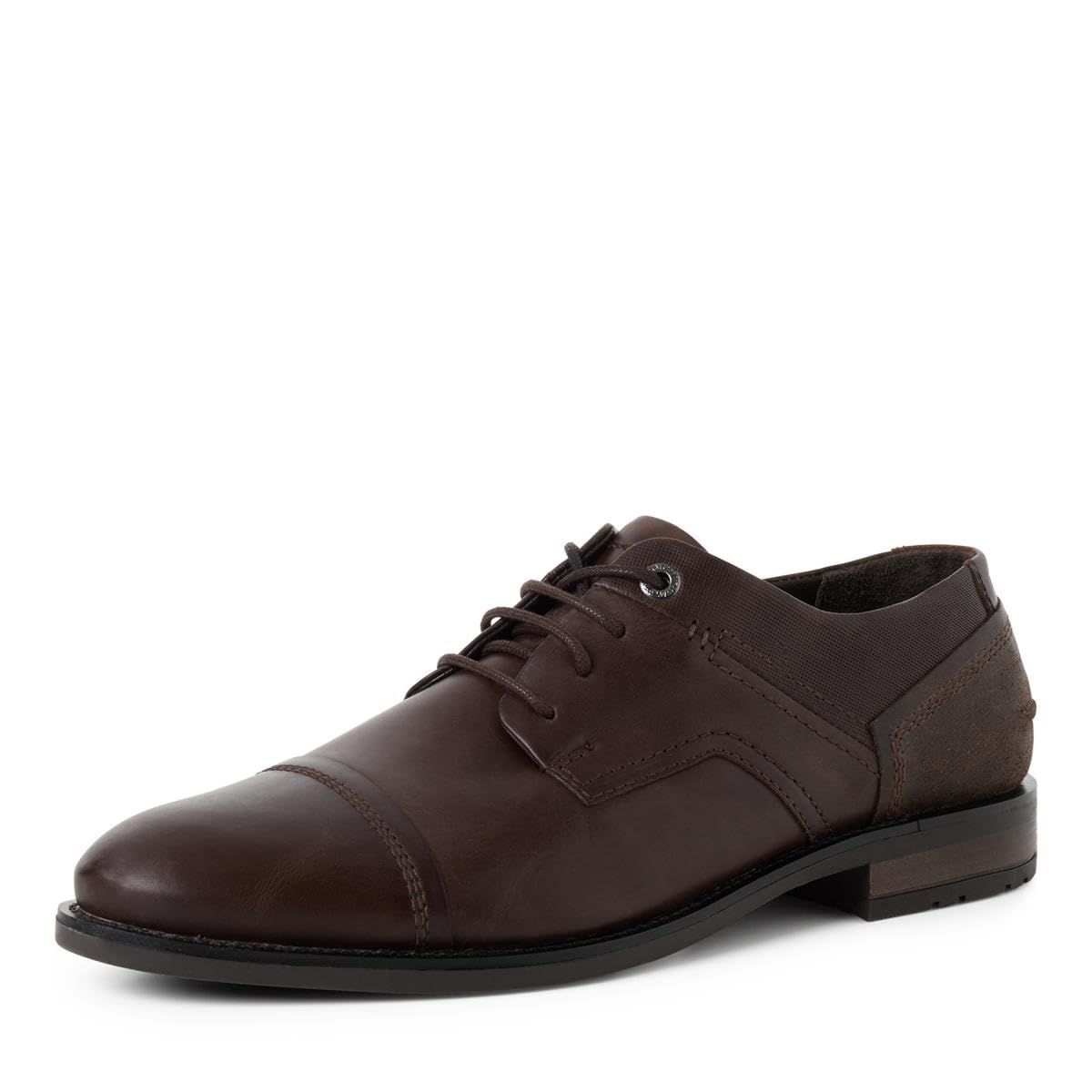 Marco Tozzi Men's Modern Leather Lace-Up Shoes