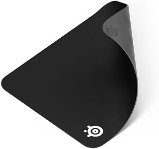 SteelSeries QcK Cloth Gaming Mouse Pad - Micro-Woven Surface - Optimized For Gaming Sensors - Size M (320 x 270 x 2mm) - Black