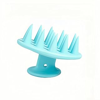 Silicone Hair Washing Brush, Scalp Cleaning Comb, Portable and Space Saving, Suitable for Both Dry and Wet Use, Suitable for Both Home and Travel