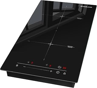 GASLAND 12 Inch Induction Cooktop, 2 Burner with Boost, Bulit-in 220V | 3500W Fast Heating, 9 Power Levels, Slide Touch Control, Timer & Child Lock, Ideal for Small Kitchens