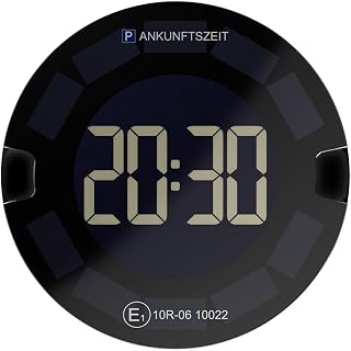 OOONO P-DISC 3 - Electronic Parking Disc Solar with Approval for Car - Automatic Digital Parking Disc Electric - Solar Powered Parking Meter with up to 5 Years Longer Battery Life