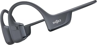 SHOKZ OpenRun Pro 2 Bone Conduction Sports Headphones, Black | Bluetooth 5.3, Noise-Cancelling Mics, IP55 Water Resistant, 12H Playtime, USB-C Quick Charge, Running, Workouts, Secure Fit