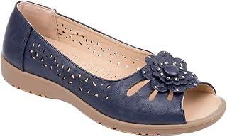 Chums Ladies Flower Slip On Open Toe Sandal