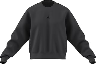 Adidas Women's Essentials Small Logo Feel Cozy Relaxed Fit Sweatshirt