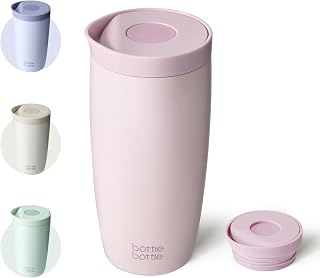 BOTTLE BOTTLE Travel Mug (Pink, 500, Milliliters)