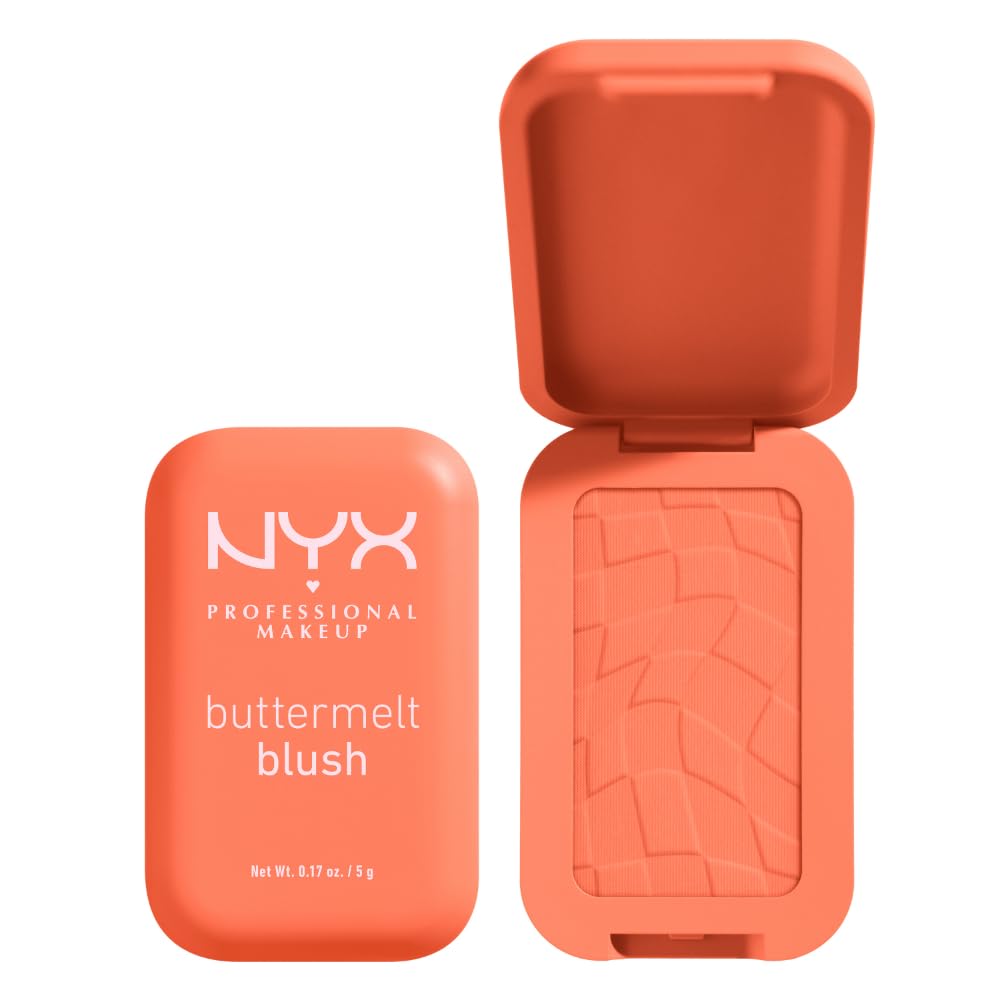 NYX Professional Makeup Buttermelt Creamy Blush with Shea Butter, Almond Butter 