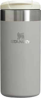 Stanley 1913 Aerolight Transit Travel Mug 0.35L - Keeps 4 Hours Hot - 6 Hours Cold - Dishwasher Safe - Leakproof - Car Cup Holder Compatible - Insulated Coffee Cup - Ash