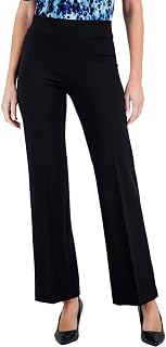 Anne Klein Womens Women's Pull-on Wide Leg PantPants