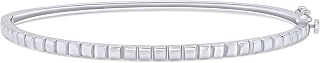 Classic Plain Design & 7 inch Bangle Bracelet for Women