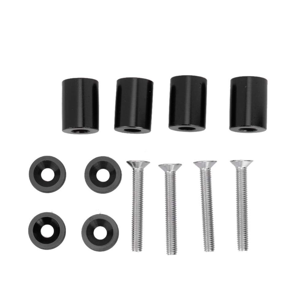 KIMISS Hood Spacer Riser,Car Aluminum Alloy Engine Hood Ventilation Spacer Riser