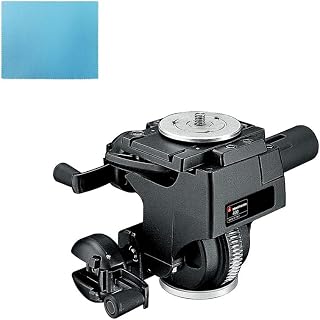 Manfrotto JP A00054BMN Geared Head with Cleaning Cloth, Weight 6.6 lbs (3 kg), Load Capacity 22.0 lbs (10 kg), (Amazon.co.jp Limited)