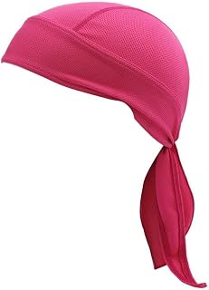 Sweat Wicking Beanie Cap Hat Skull Cap Cooling Do Rag Pirate Hat Helmet Liner Headwrap for Men Women