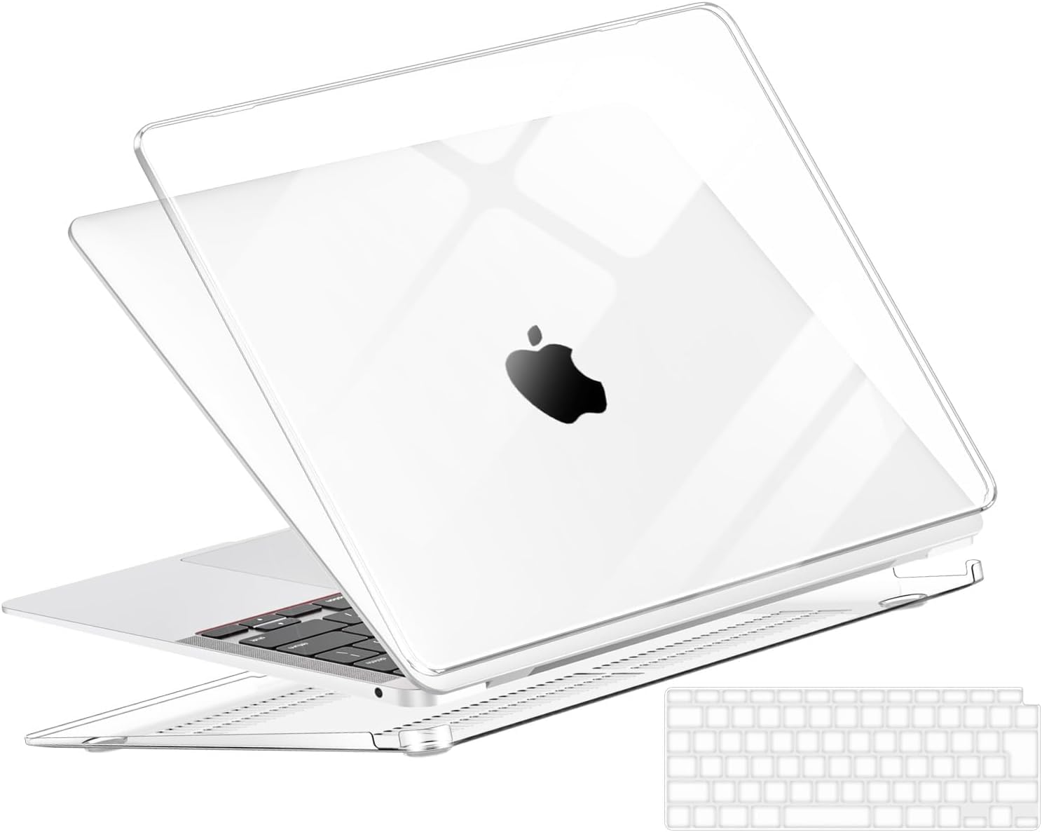 【M1 チップモデル 極上透明素材】NPUOLS MacBook Air 13.3インチ用ケースカバー 2018～2021 年発売モデル