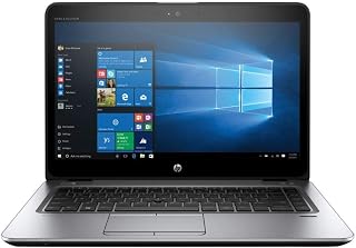 HP 2VC86UT#ABA Elitebook 840 G3 14" Notebook, Windows, Intel Core I5 2.4 Ghz, 8 GB Ram, 256 GB SSD, Silver (Renewed)