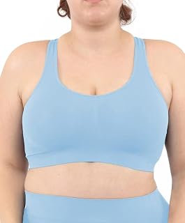 LEELA LAB Plus Size Women's Bralette, Wirefree Bra Ensures Support Without Tightening, Made with Seamless Seamless Technology - Made in Italy
