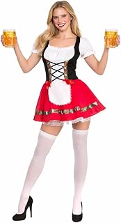 Wicked Costumes Womens Oktoberfest Dirndl Fancy Dress Costume – German Beer Festival Bavarian Outfit