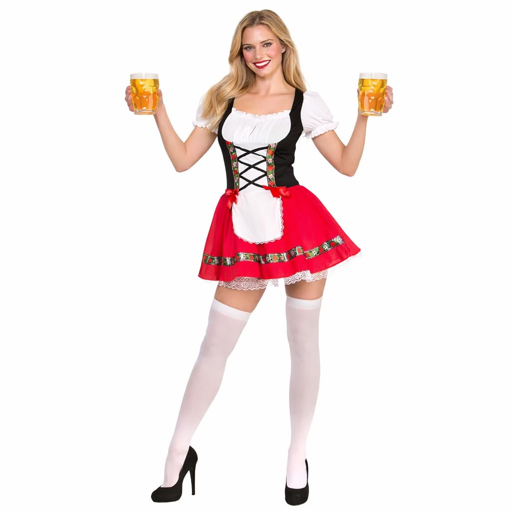 Wicked Costumes Womens Oktoberfest Dirndl Fancy Dress Costume – German Beer Fest