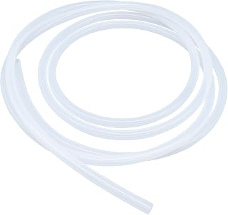 LAVMHAB Silicone Tubing Food Grade Hoses 8mm ID x 10mm OD 3m (9.8ft), Flexible Silicone Rubber Tubes Water Air Pipes