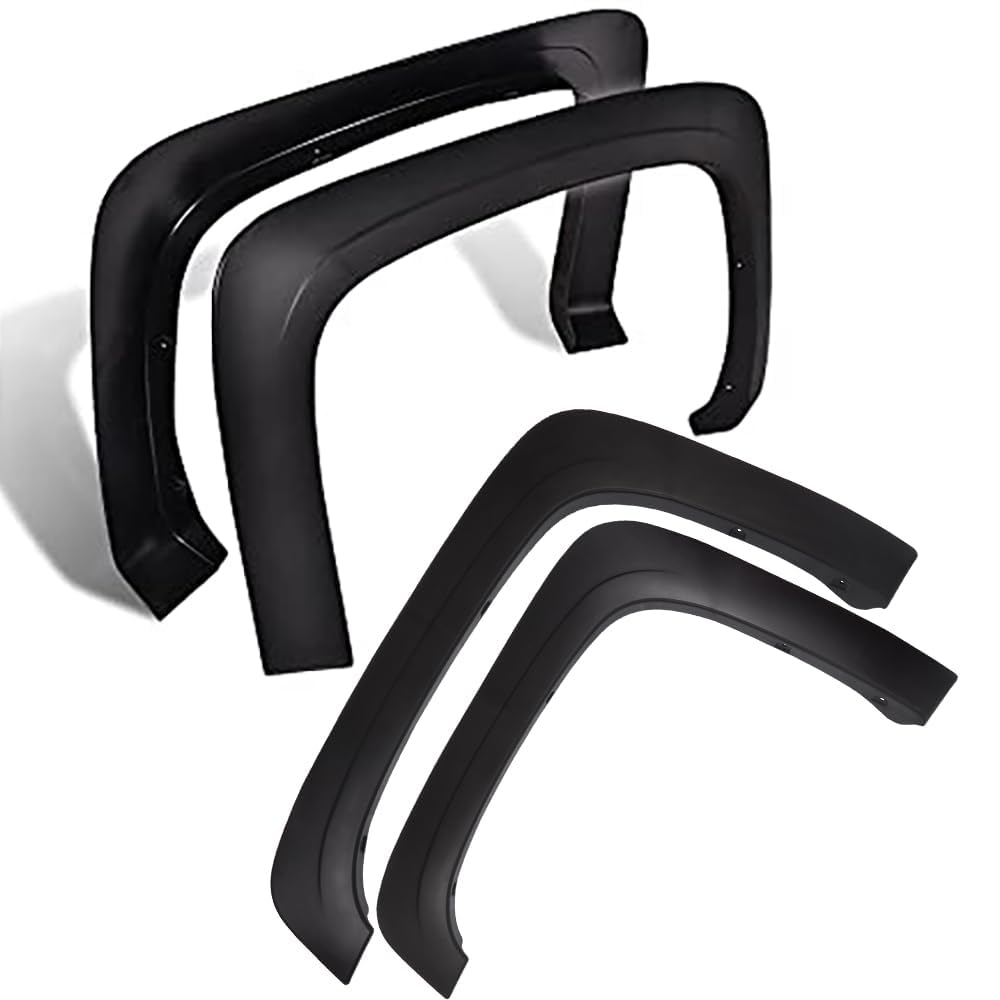 PIT66 Fender Flares Fit 2007-2013 Chevy Silverado 1500 & 2500HD 3500HD | 6.5' & 