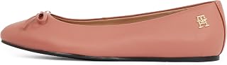 Tommy Hilfiger Women's Flat Bow Leather Ballerinas