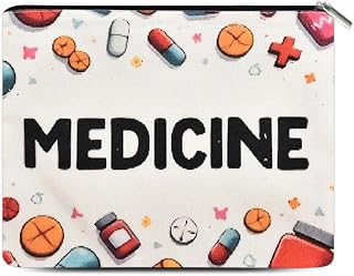 Medicine Bag Nurse Doctor Medical Toiletry Organizer Bag Medicine Medicine Cosmetic Storage Bag Birthday Gift, Medicine 4