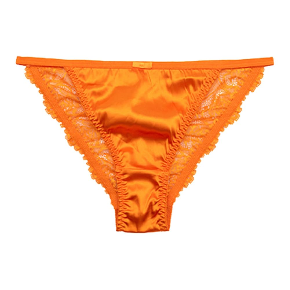 Sexy bikini briefs with lace cut and elastic waist