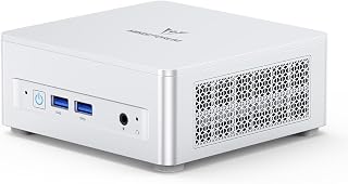 MINISFORUM UM870 Slim Mini PC AMD Ryzen 7 8745H(8C/16T), Mini Desktop Computer 32GB DDR5 RAM 1TB SSD, USB4/HDMI/DP 8K@60Hz Output, 2.5G LAN Port, 4xUSB Ports, WiFi 6E, BT5.3, AMD Radeon 780M Graphics