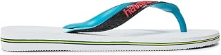 Havaianas Brasil Mix White Black 35 36 Flip Flops Womens