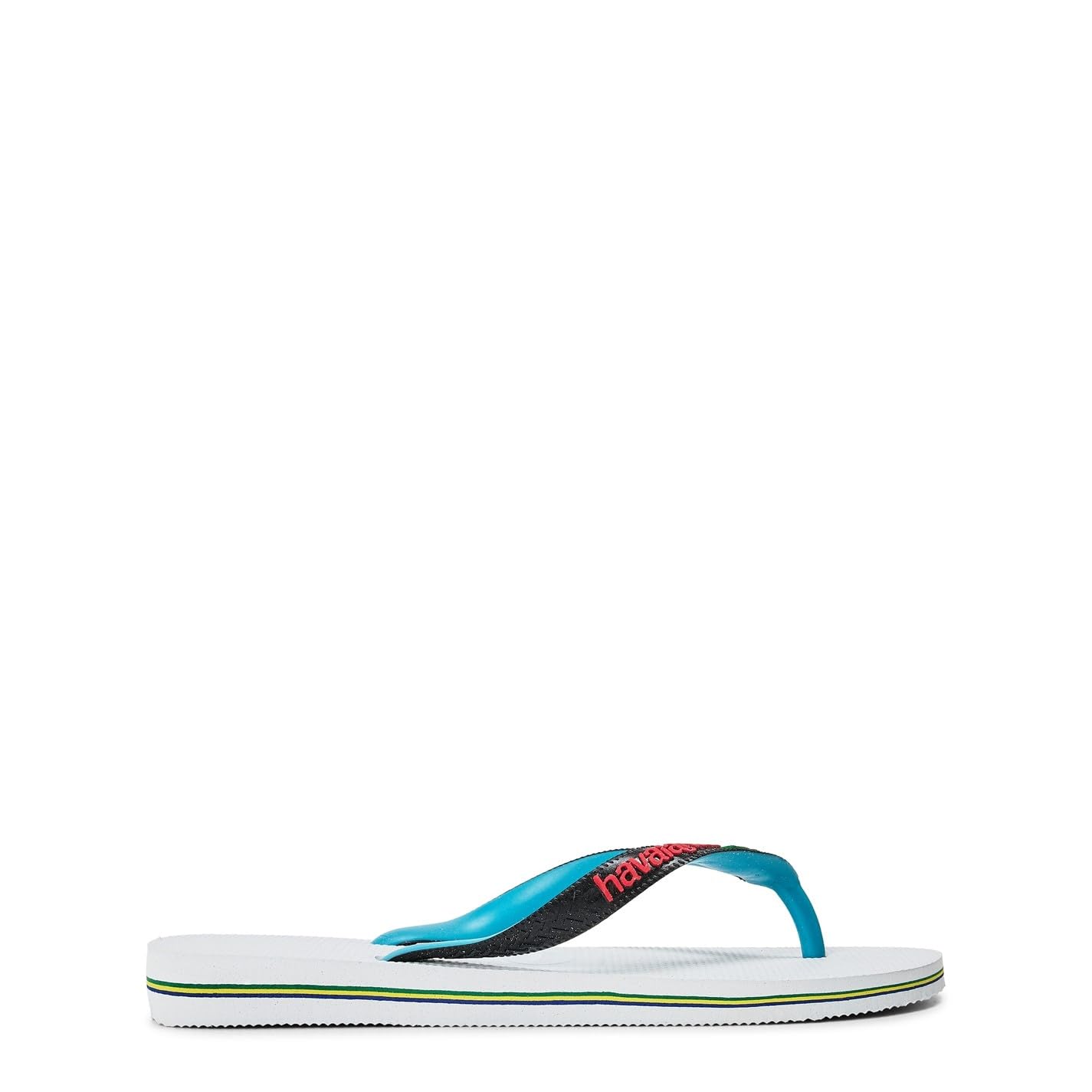 Havaianas Brasil Mix White Black 35 36 Flip Flops Womens