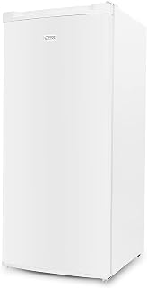 Commercial Cool 5.0 Cu. Ft. Upright Freezer, CCUL50W, White | 4 Fixed Freezer Shelves, Reversible Door, Adjustable Thermostat, Manual Defrost