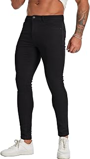 Mens Skinny Jeans Super Stretch Slim Fit Jeans for Men Classic Tapered Leg Denim Pants
