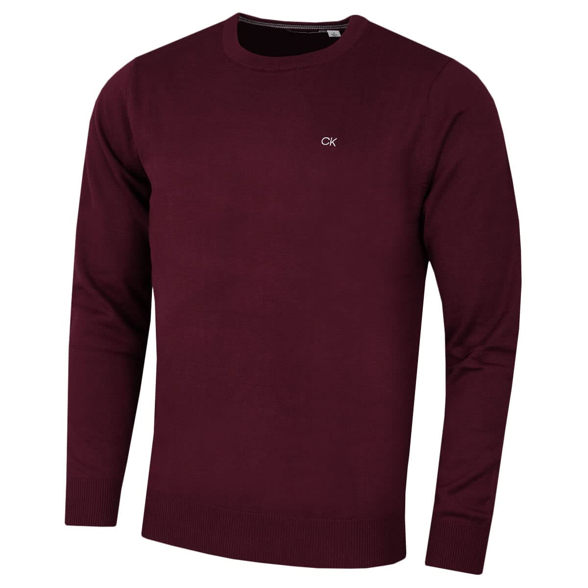 Calvin Klein Men's 2026 Soft Cotton Golf Crew Neck Sweater