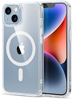 ESR Classic Hybrid for iPhone 14/13 Case, Clear | Long-Lasting Anti-Yellowing, Ultra-Thin, Compatible with MagSafe, 3X Military-Grade Protection, Magnetic Phone Case