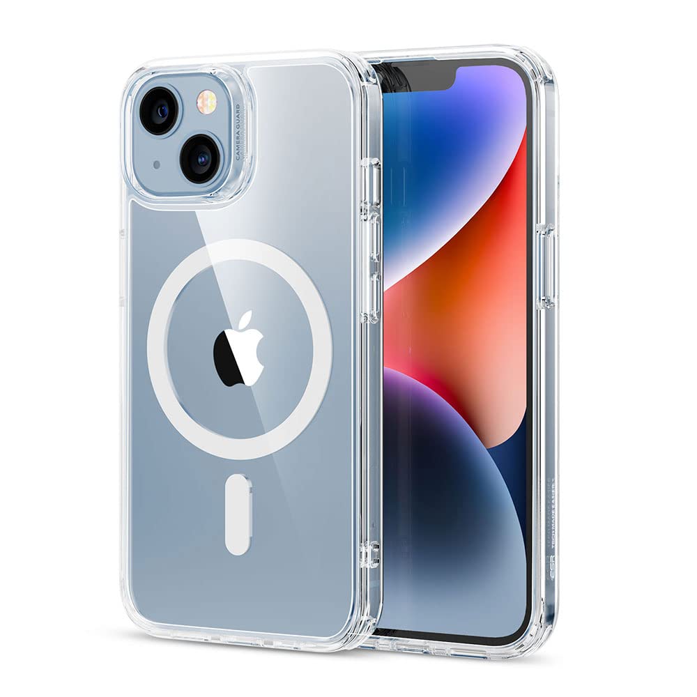 ESR Classic Hybrid for iPhone 14/13 Case, Clear | Long-Lasting Anti-Yellowing, U