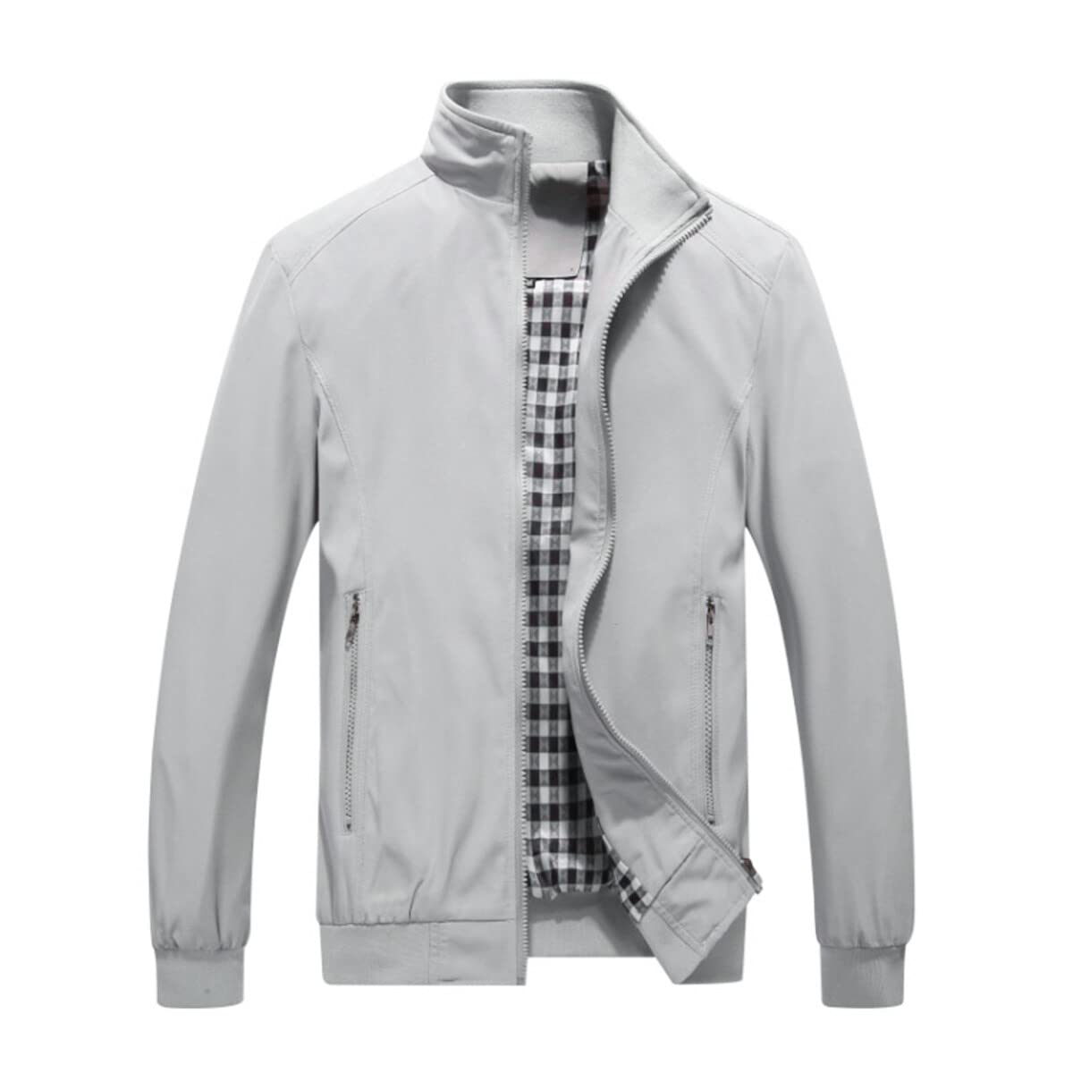 YOUTHUP Men's Lightweight Casual Jacket for Men Summer Jackets Sports Bomber Jac