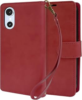 Sizkawil for arrows We3 F-52G for FCG04 Case Cover Notebook Type Grace Case with Strap Hole Cardinal Red Pack of 1