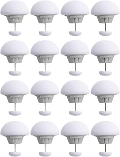16 Pieces of Practical and Secure Duvet Cover Fasteners, Wrinkle Resistant, Cotton Version, White