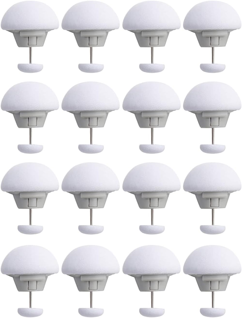 16 Pieces of Practical and Secure Duvet Cover Fasteners, Wrinkle Resistant, Cott