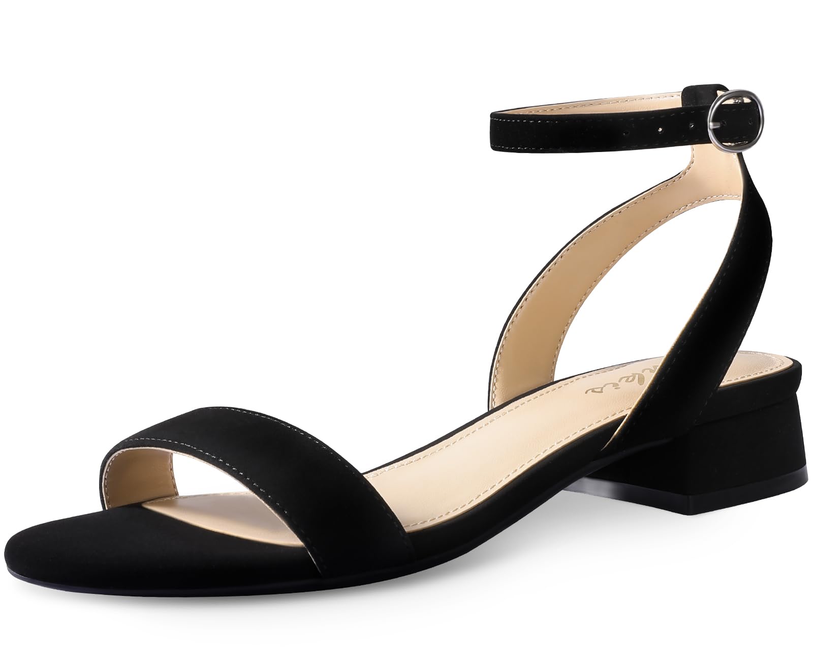 Ankis Black Nude White Red Women Sandals Comfortable Walking Strappy Open Toe Sa