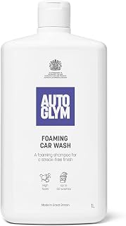 Autoglym Foaming Car Wash, Concentrated Automotive Shampoo 1L | High-Foaming Car Wash Shampoo for All Paintwork – pH Neutral, Wax-Safe Formula, Up to 50 Washes