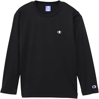 Basic Sports CKSYS405Z-010-160 Long Sleeve T-Shirt, Round Neck, Absorbent and Quick Drying, One Point Logo, Long Sleeve T-Shirt
