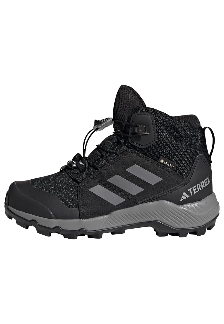 adidas Unisex Kids Terrex Mid Gore-TEX Hiking Shoes, Core Black/Grey Three/Core 