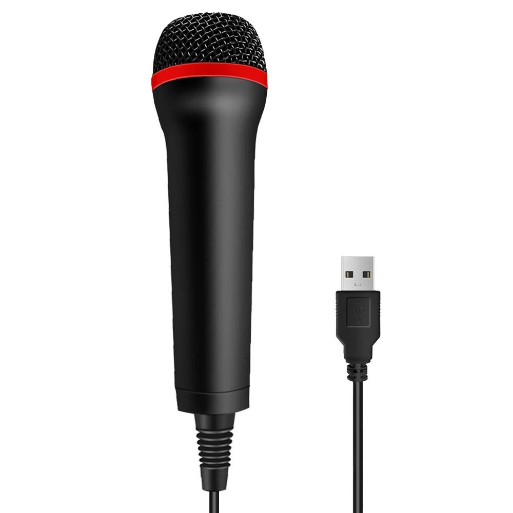 TPFOON 4M 13FT Wired USB Microphone for Rock Band, Guitar Hero, Let's Sing - Com