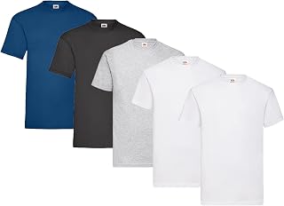 Fruit of The Loom Mens Valueweight Crew Neck, Short Sleeve T-Shirt, Not V Neck.