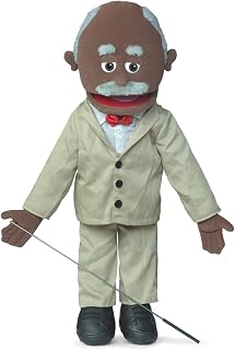 25" Pops, Black Grandfather, Full Body, Ventriloquist Style Puppet
