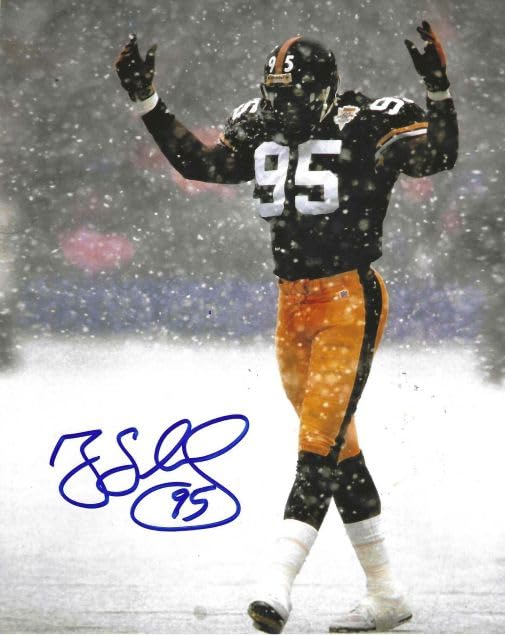 Autographed Greg Lloyd Pittsburgh Steelers 8x10 Photo with COA