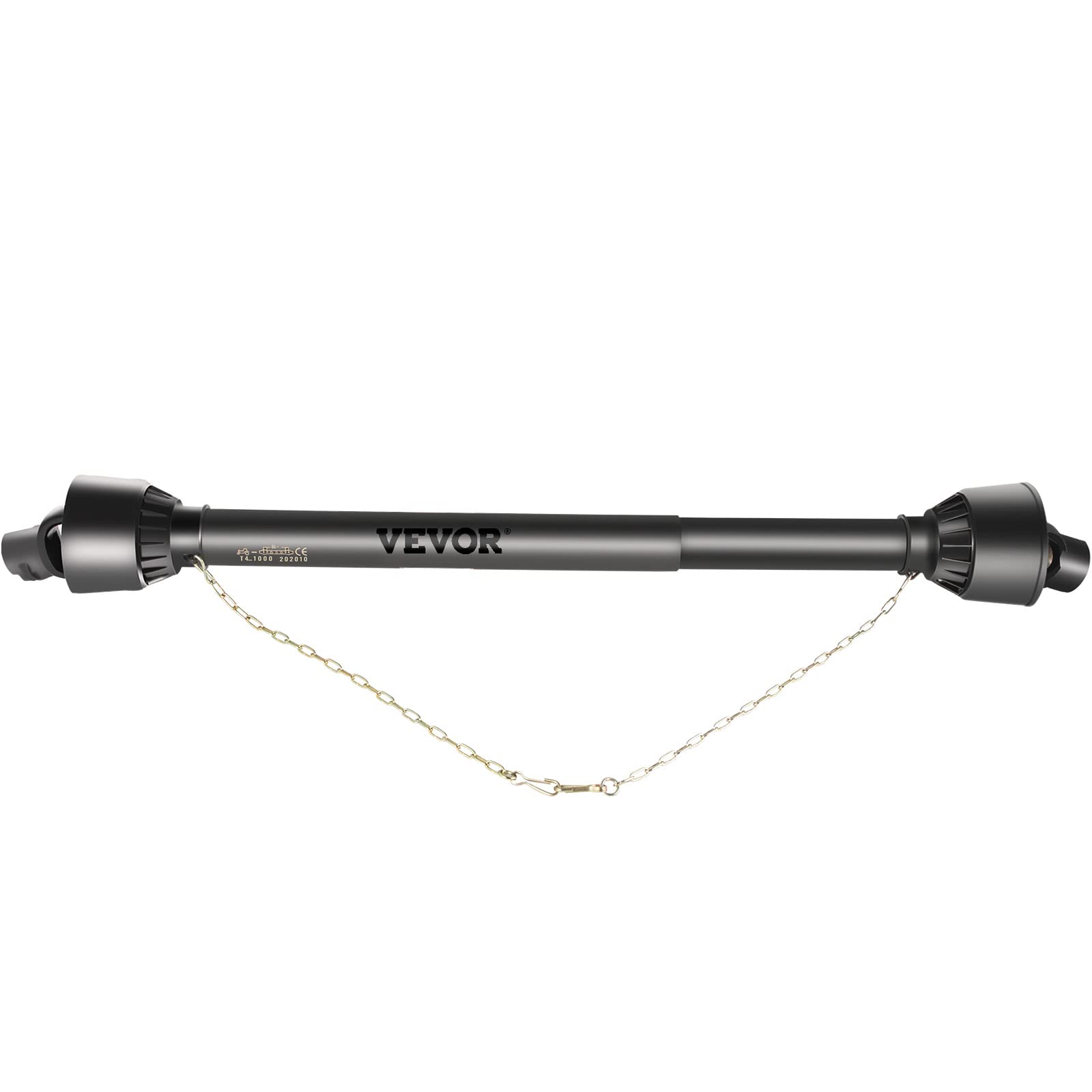 VEVOR PTO Shaft 1-3/8" PTO Drive Shaft 6 Spline End Round End Driveline | For Bu